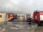 В Винсадах горел крупный склад возле рынка