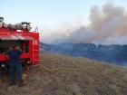 На Ставрополье два крупных пожара уничтожили 30 гектаров проса и 10 гектаров леса
