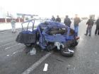 На Ставрополье грузовик врезался в «Оку», погиб водитель