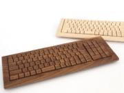 Японские разработчики предлагают деревянную клавиатуру и мышку