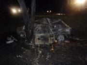 На Ставрополье в результате ДТП в автомобиле сгорели два человека