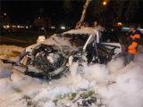 В результате пожара в Ставрополе поврежден автомобиль