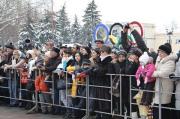 Пятигорск передал в Ставрополь Эстафету огня Олимпийских зимних игр в Сочи