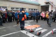 В лицее № 15 города Ставрополя спасатели провели урок безопасности