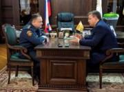 Замглавы МЧС России встретился с губернатором Ставрополья
