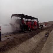 На Ставрополье произошло возгорание пассажирского автобуса