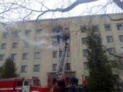 В Ставрополе горит здание краевой думы