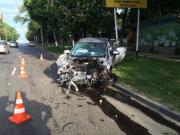 В Ставрополе водитель иномарки врезался в столб, 1 человек погиб
