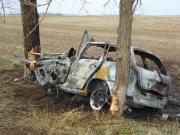 На Ставрополье водитель и пассажир погибли в горящем автомобиле