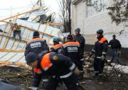 В Ставрополе ветром сорвало крышу с котельной детского сада