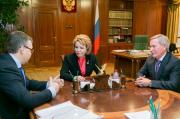 Валентина Матвиенко и губернатор Ставрополья обсудили перспективы развития региона