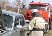 Ставропольские спасатели вытащили из кювета два автомобиля