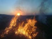 Ставропольские пожарные ликвидировали последствия двух ДТП и возгорание сухостоя