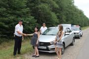 Ставропольские автоинспекторы оказали помощь беременной женщине из Орловской области