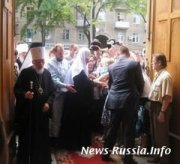 Патриарх Кирилл провёл в Софии Киевской служение \"для своих\"
