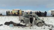 В результате столкновения трёх автомобилей на Ставрополье погибли четыре человека