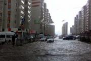 Сильный дождь залил густонаселённый микрорайон Ставрополя